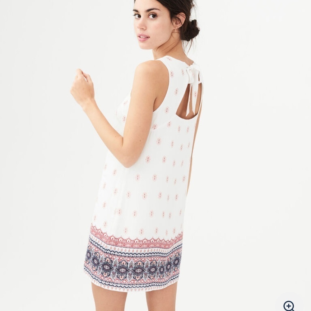 AéRopostale boho print tie back shift dress dress size extra large - Picture 2 of 10